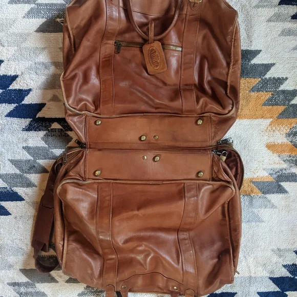 Tumi Dakota Steer Hide Large Large Travel Bag - Picture 7 of 11